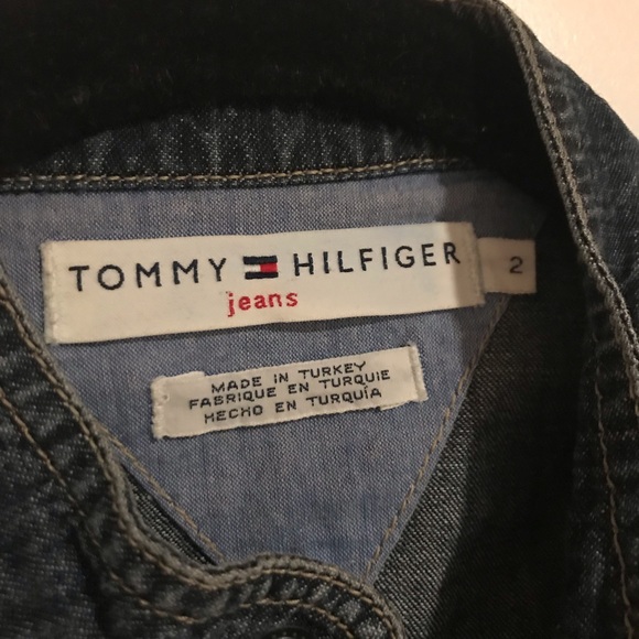 Y2K Tommy Hilfiger Denim dress (size 2) - Picture 3 of 4